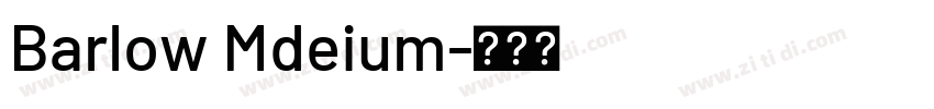 Barlow Mdeium字体转换